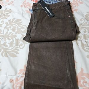 Fashion Nova Brown Jeans - Slim Fit